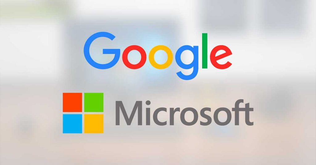 Alianza Google y Microsoft